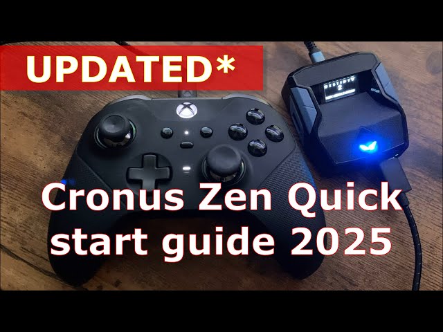 Cronus Zen SET UP Walk Through Guide for 2025