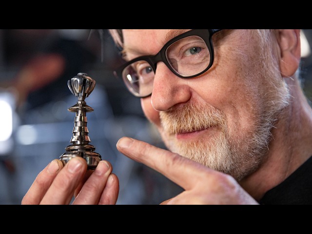 Adam Savage Reacts to Transforming Chess Pieces!