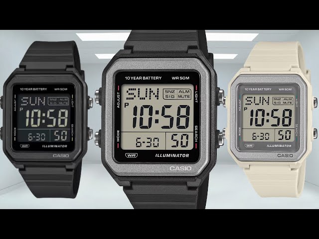 El Casio W-221H está destinado a ser un monstruo de las especificaciones