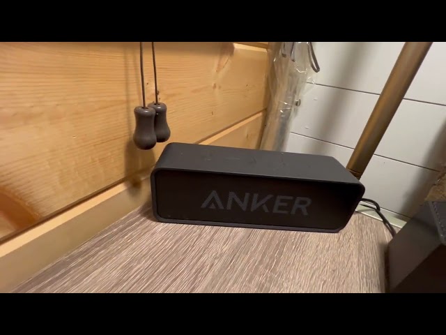 Upgraded, Anker Soundcore Bluetooth Speaker with IPX5 Waterproof, Stereo Sound, 24H Playtime