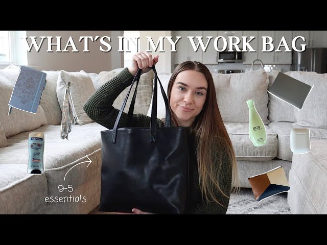 WHAT’S IN MY WORK BAG *9-5 corporate job essentials*