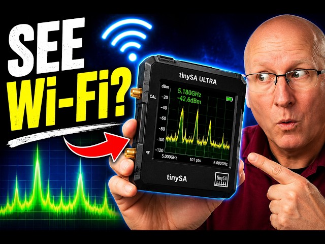 TinySA Ultra Basics | Visualizing Wi-Fi Radio Signals