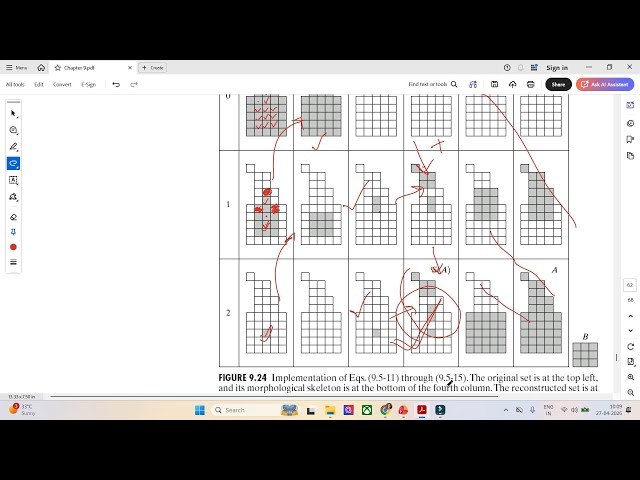 Complete Morphological Operations including all numericals related to opening, closing etc