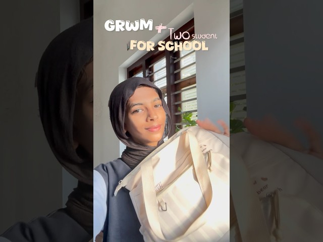 Get ready with me for school📚🧭   #studentlife #getreadywithme #schooldays #viral #capcut