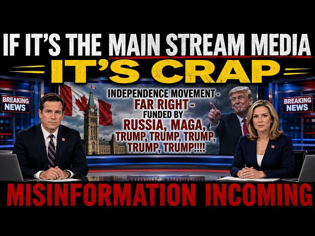 If It's the Mainstream Media, It's Crap — Misinformation Incoming