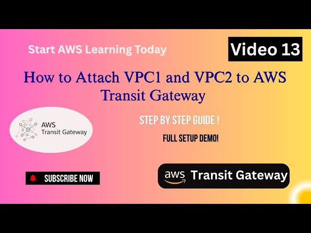 No More Peering! Use Transit Gateway to Connect Connect Multiple VPCs Easily | | Step-by-Step guide