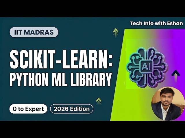 Scikit-Learn Tutorial for Beginners | Eshan Shekhar (IIT Madras)