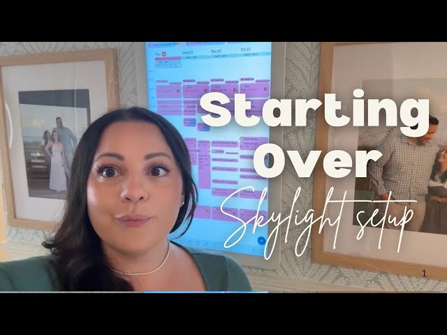 Skylight Tutorial | Setting up the Skylight Calendar after accidentally deleting EVERYTHING