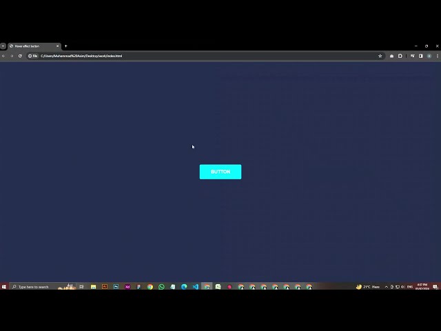 Create a button in Html and Css  @bullet_boost  |