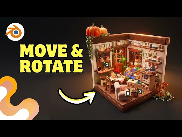 Move, Rotate, Scale, Axis Constraints | Master Transform Gizmo | Blender 5.2