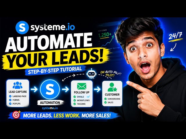 How to Automate Lead Generation In Systeme.io | (Step-by-Step Tutorial 2026)