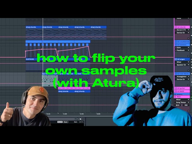how to flip your own samples (with Atura)