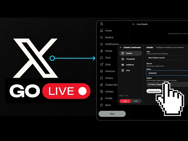 How to Stream To X Live Studio