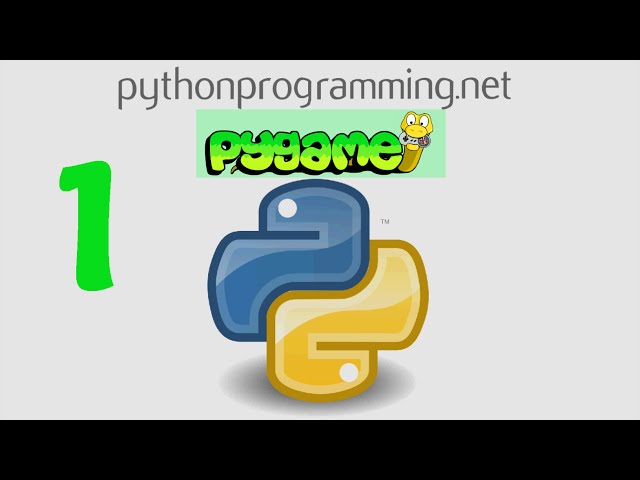 Game Development in Python 3 With PyGame - 1 - Intro