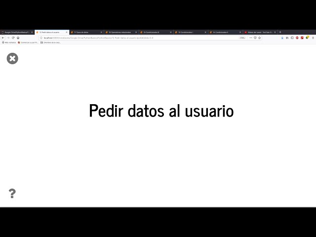 12. Basic Python. Requesting data from the user