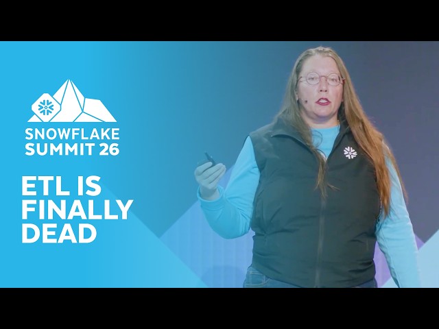 ETL Is Dead. What Comes Next for Data Engineers? | Snowflake Summit 2026