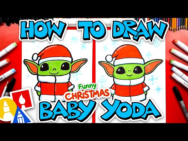 How To Draw Christmas Baby Yoda