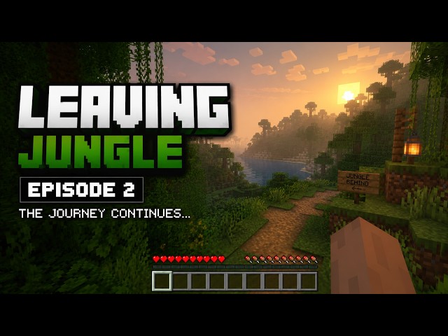 🌿 I Finally Left the Jungle... | Minecraft Survival #2