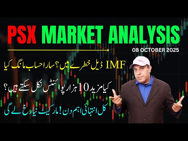 PSX Market Analysis [08 Oct 2025] - PSX Market Under Pressure | IMF Deal at Risk? 
