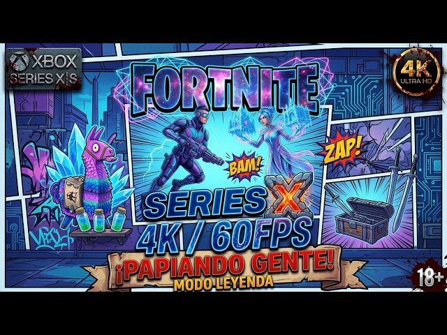 Squads bien randoms pero chidos Fornite xbox Series X