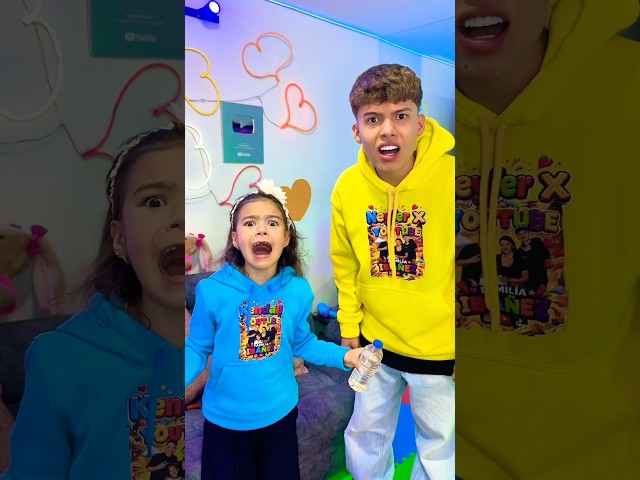 CUANDO TE DEJAN CUIDANDO A LA BEBÉ Y SE CAE 😳😨cute 🍒🍏🍇 #divertido #funny #familiaibañez