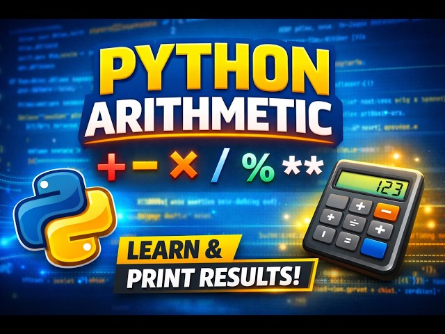 Python Arithmetic Operations Explained | Print Function Basics
