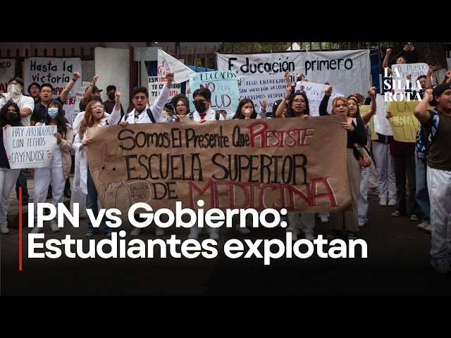 IPN crisis: students demand resignation of director Arturo Reyes