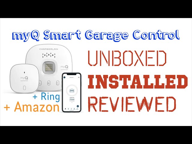 MyQ Smart Garage Control - Unboxed Installed & reviewed + Ring & Amazon connectivity