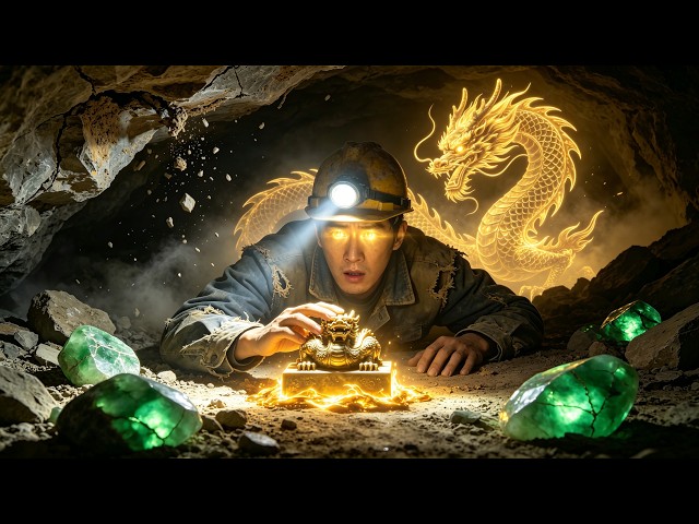 Poor guy meets dragon in mine, awakens x-ray vision, gets rich from stone betting and antiques.