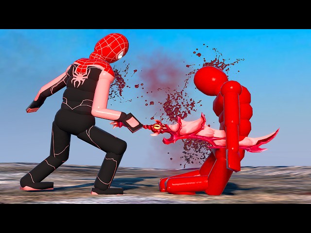 SPIDERMAN NPC GAME INSANE ACTIVE RAGDOLLS PHYSICS 4 | SPIDER-MAN