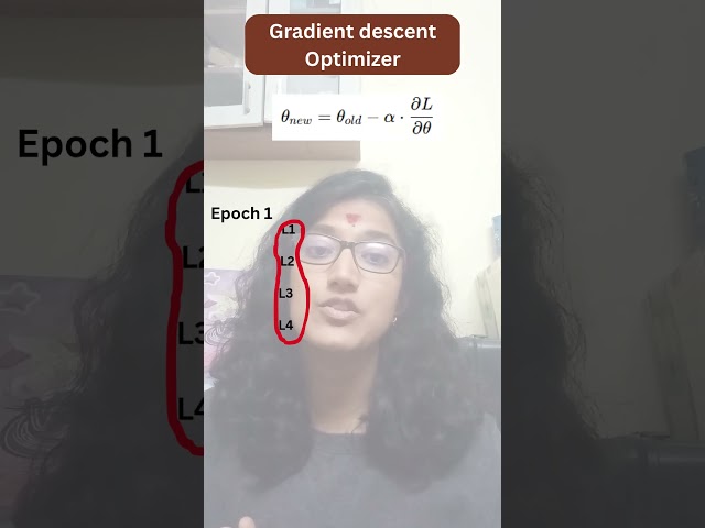 Interviewer: How many times weight updates happens in gradient descent for 4 data points? #tamil