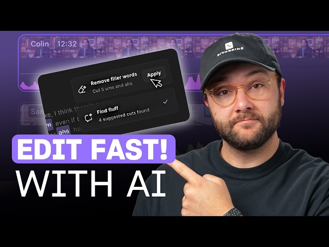 ACTUALLY Save Time with This AI Video Editor! Riverside