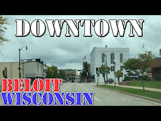 Beloit - Wisconsin - 4K Downtown Drive
