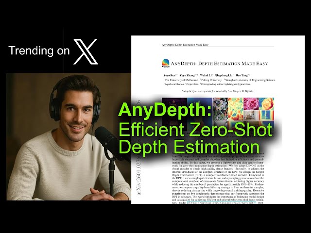 AnyDepth: Efficient Zero-Shot Depth Estimation