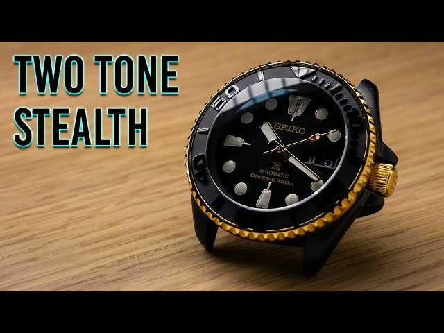 Seiko Mod - Two Tone Stealth Mod