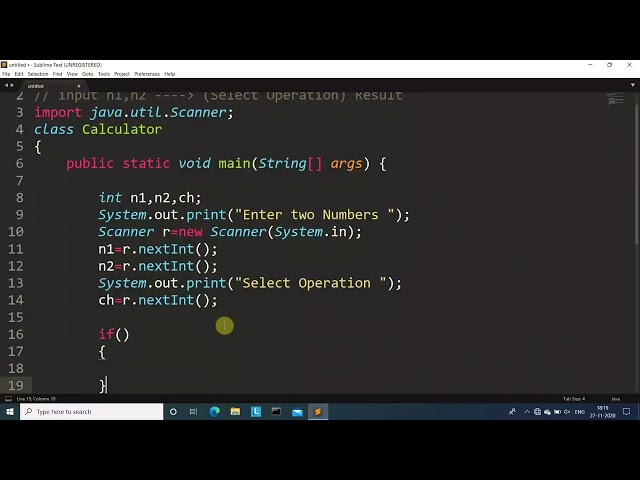 062  Java program to Make Calculator   Learn Coding
