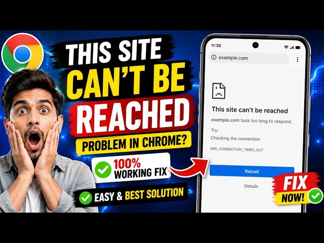 This Site Can't Be Reached Problem in Chrome | Fix This Site Can't Be Reached in Google Chrome 2026