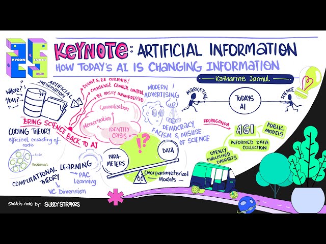PyCon India 2025 Keynote: Artificial Information: How Today's AI is Changing Information - Katharine