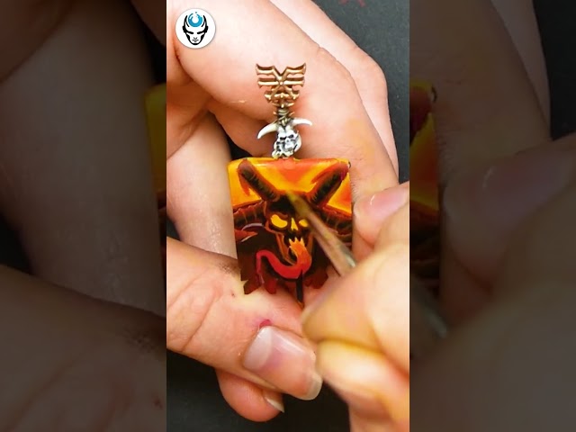 Rapid freehand! Khorne banner! #shorts