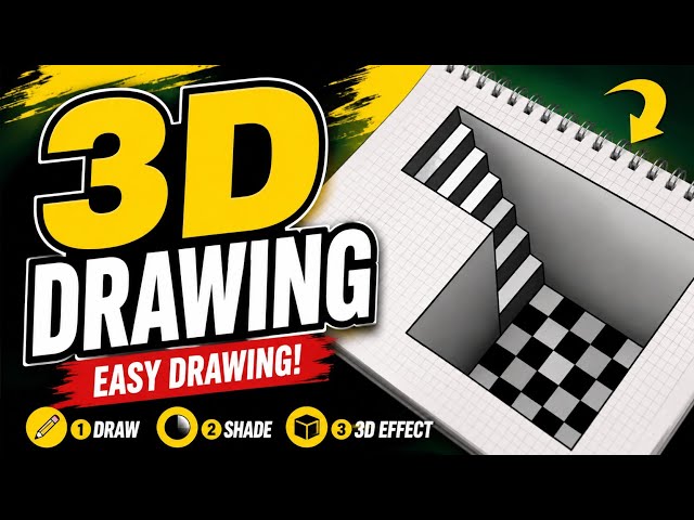 You won’t believe this 3D drawing looks real 😱 | Amazing Illusion Art | Creative Corner 