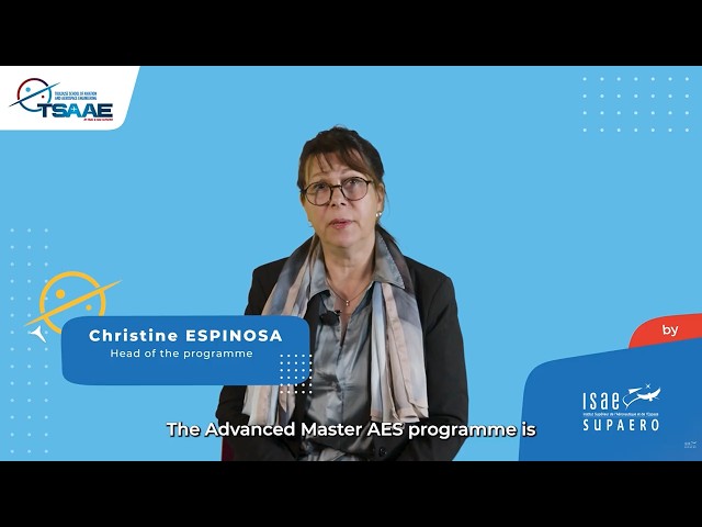 Christine Espinosa - Head of the Advanced Master AES programme