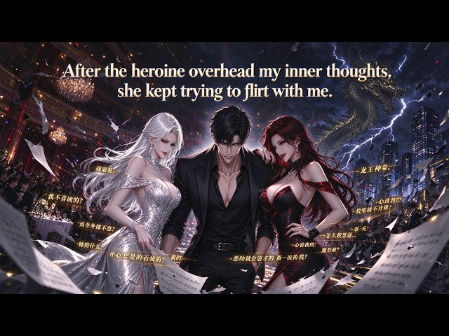 After the heroine overheard my inner thoughts, she kept trying to flirt with me.#manga #novel