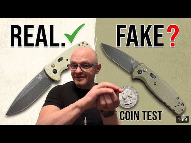 10 ways to spot a FAKE Benchmade in 20 seconds. NO TOOLS required!