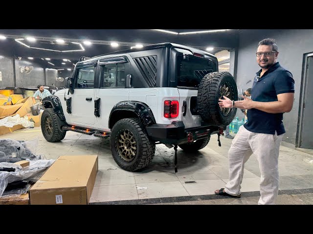Heavily Modified Mahindra Thar Roxx | Best Place For 4x4 Car Modification | Thar Mods | Bharat Car