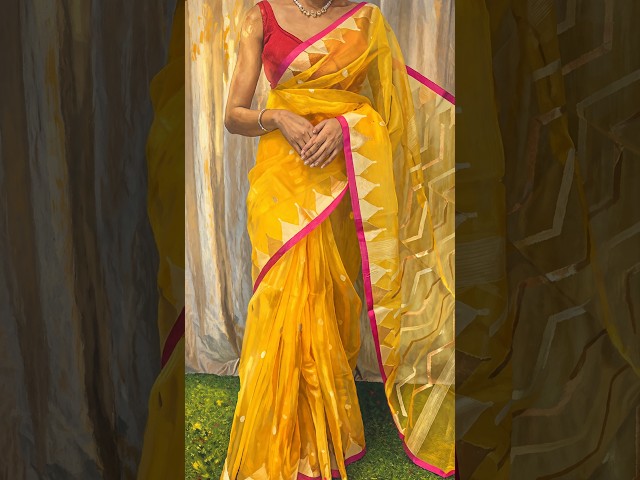 Dual Tone Muslin Saree | Simple & Comfortable Daily Wear | Choitro Sale | Darsh