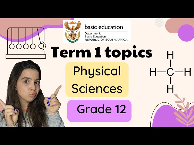Grade 12 Physical Sciences Term 1 topics: Physics grade 12