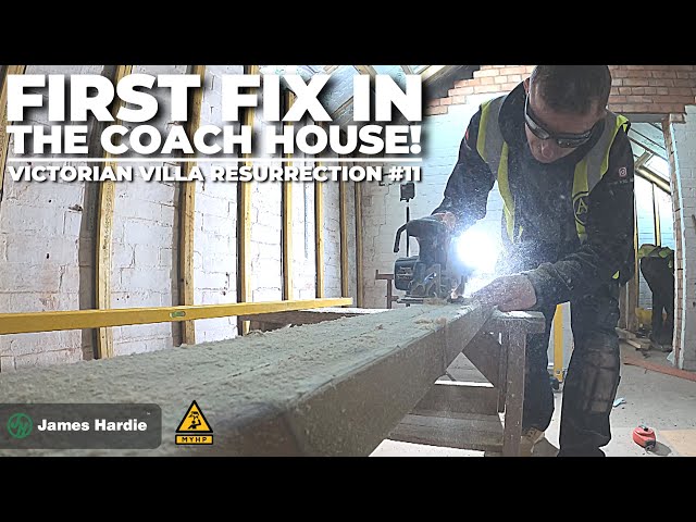 First Fix in the Coach House! | Victorian Villa Resurrection #11