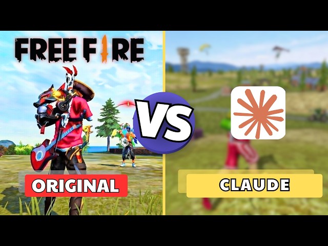Can Claude AI Create a Free Fire Game? 😱 | AI Game Development Test #claude #freefire