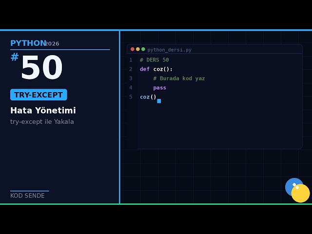 Error Handling in Python | Catching Errors with try-except