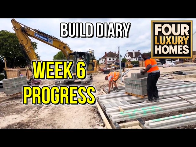 Week 6 Progress Report Building Four Luxury Homes